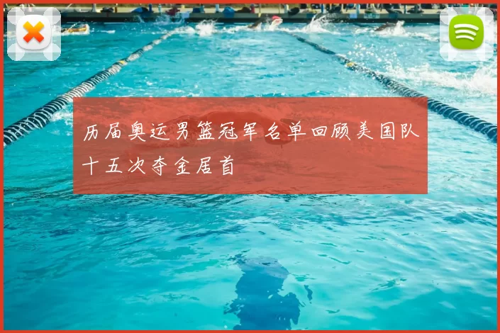 历届奥运男篮冠军名单回顾美国队十五次夺金居首