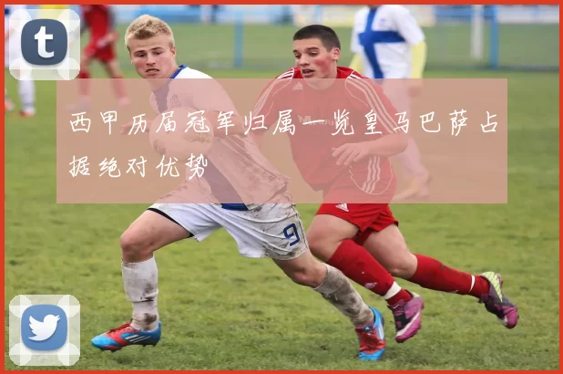 西甲历届冠军归属一览皇马巴萨占据绝对优势